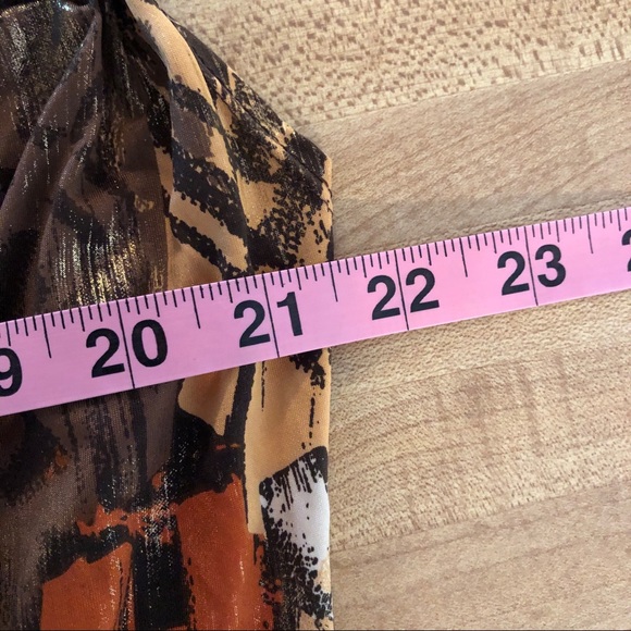 Dots 2X Animal Print Halter Top w/ Triangle NWT - Picture 7 of 8